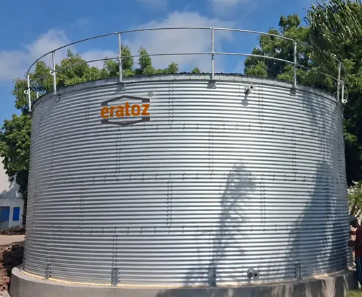 2.5 Lakh Litres Zincalume Tank project completed at Botad, Gujarat