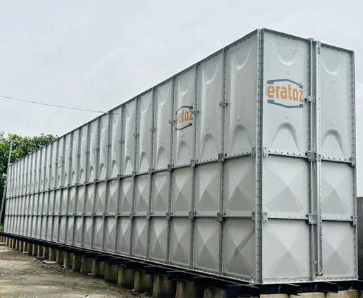 2,00,000 Litres ERATOZ SMC Panel Tank successfully installed at JNPT SEZ, Mumbai