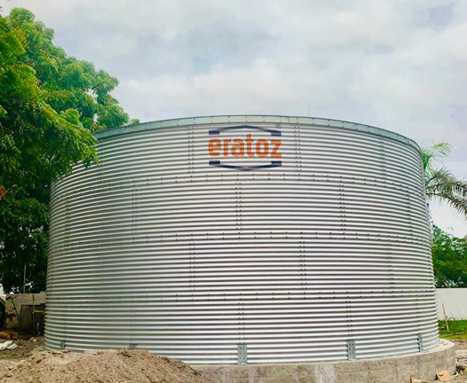 2,50,000 Litres Fire Water Tank at Botad, Gujarat