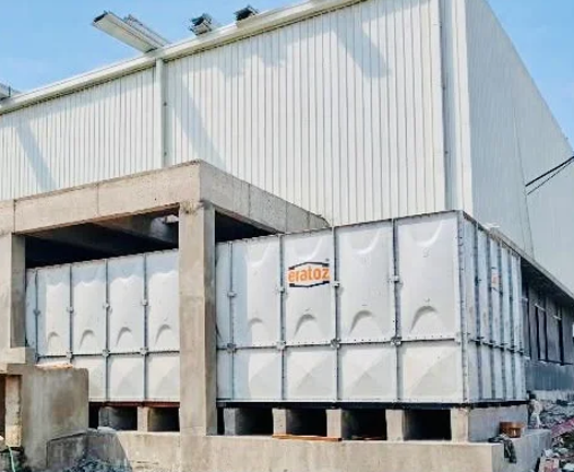 3.30 Lakh Litres GRP / SMC Panel Tank installed at Supa MIDC, Maharashtra