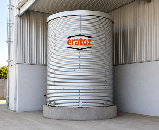 52,000 Litres Zincalume Tank installed at Ahmedabad