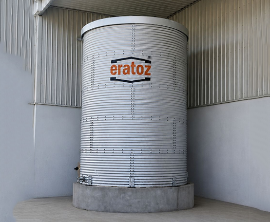 52,000 Litres Zincalume Tank installed at Ahmedabad