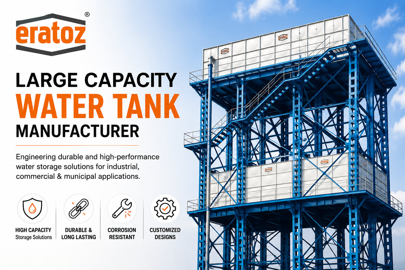 Large Capacity Water Tank Manufacturer