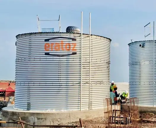 Zincalume Tanks installed at Pune, Maharashtra