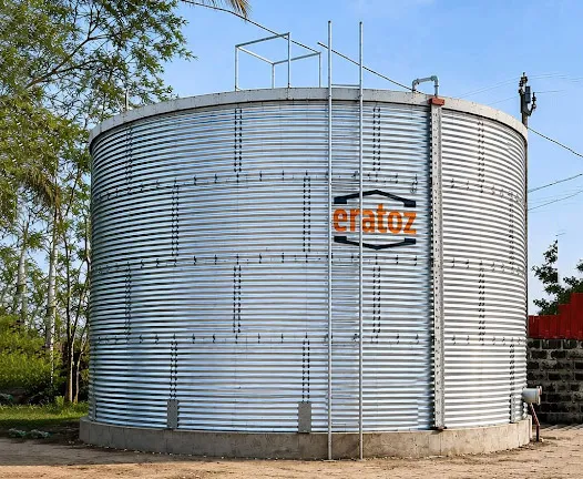 165KL (1,65,000 Litres)
Zincalume Tank installed at Navsari, Gujarat